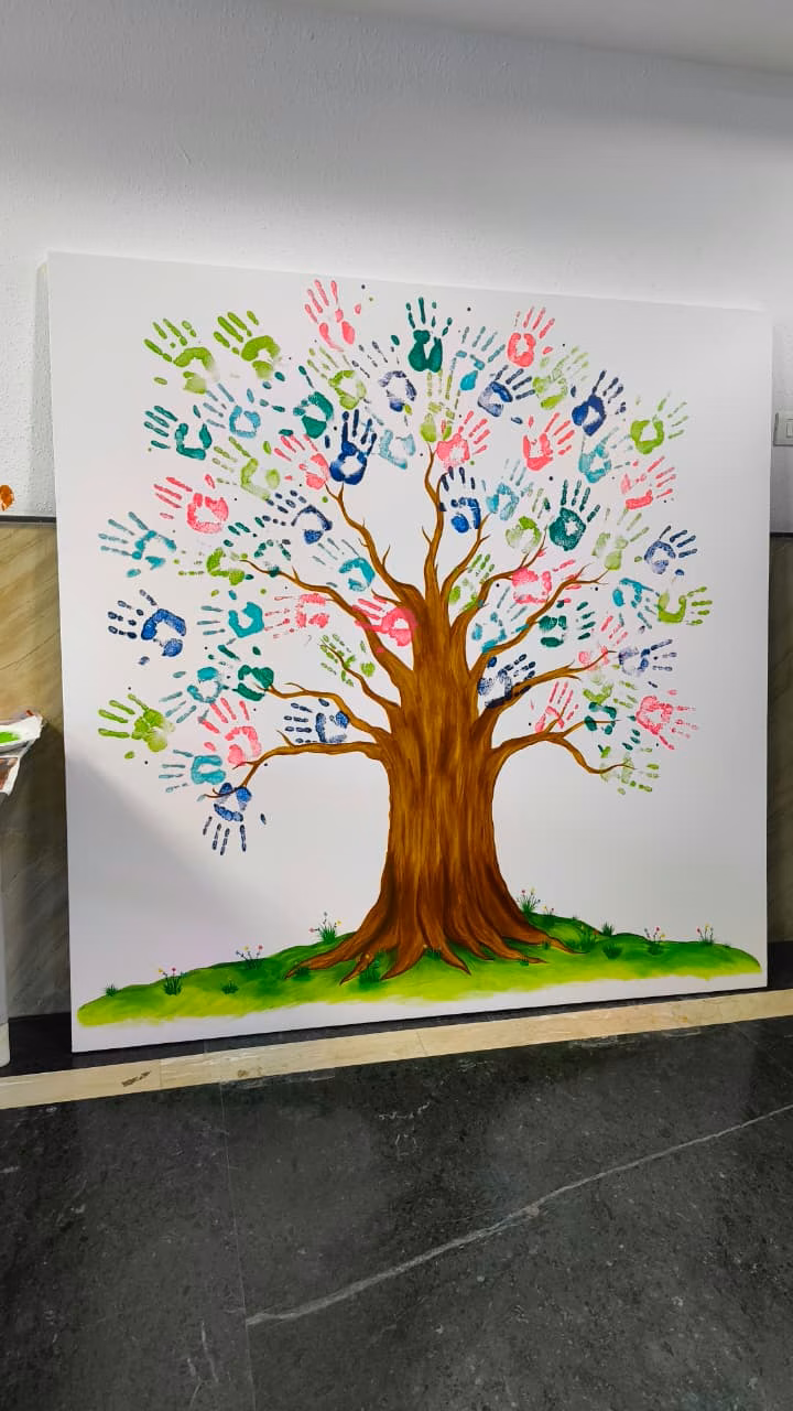 Shore’s Roots & Rhythms Tree of Life Handprint Artwork